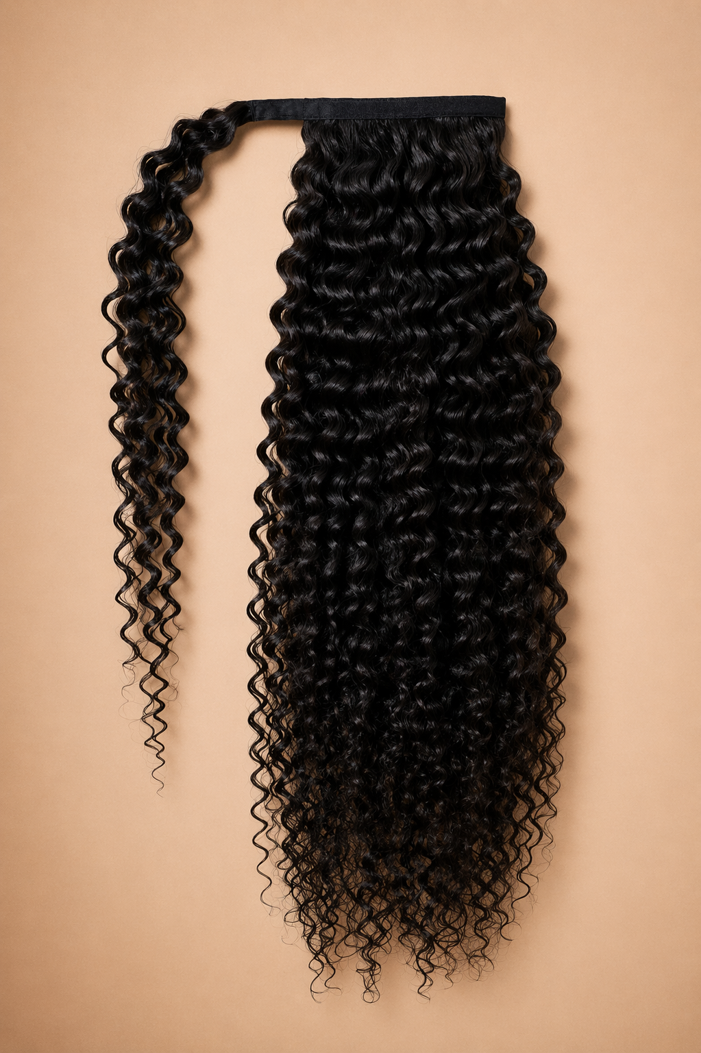 Velcro Ponytail Curly