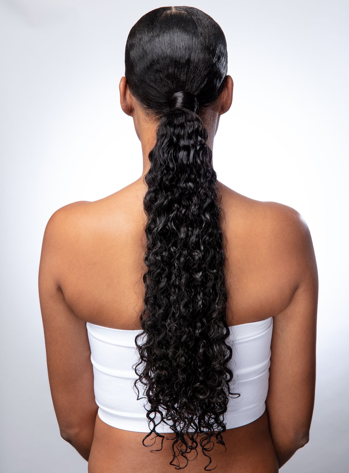Velcro Ponytail Curly